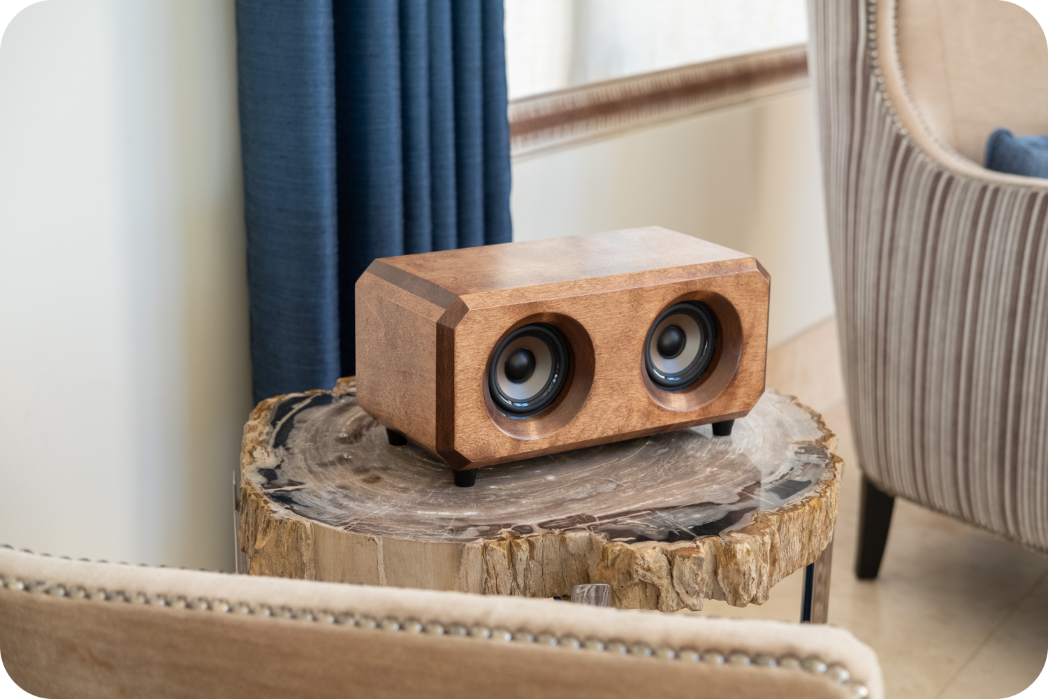 Bluetooth speakers that are similar and comparable to Bose, Sonos and Wharfdale is Riverwood Acoustics